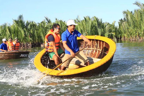 Hoi An: Market Trip, Basket Boat & Cooking Class with Locals Hoi An: Basket Boat, Market Tour & Eco Cooking at Local Home