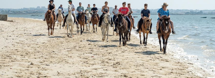 Aventure équestre sur la plage de Lisbonne