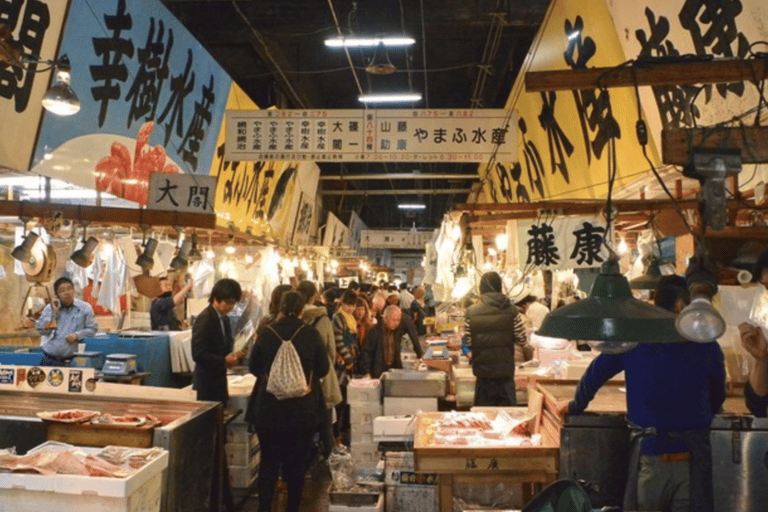 Tokio: Tsukiji Rundgang &amp; Temari Sushi Herstellung Erfahrung