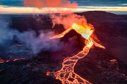 Da Reykjavik: Tour in elicottero della Nuova Area Vulcanica