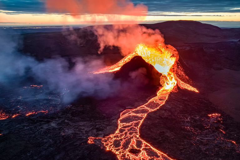 Desde Reikiavik: vuelo en helicóptero al volcán Fagradalsfjall