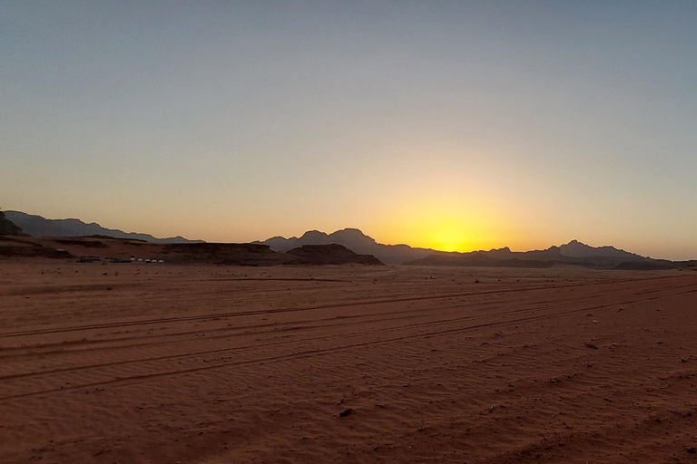 Amman or Dead Sea: Petra & Wadi Rum Jeep Tour and Dinner. From Amman: Tour to Petra and Wadirum with Guide in Petra.