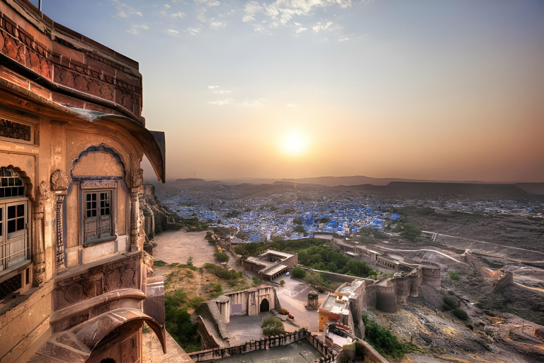 Jodhpur: Tour privado guiado por la ciudad del Fuerte Mehrangarh