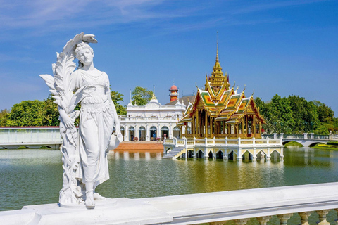 Excursão de 1 dia a Ayutthaya com Bang Pa In (Palácio de Verão)Grupo privado com guia que fala alemão