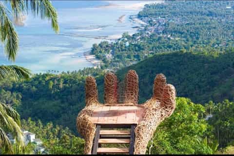 Koh Samui : Overlap Stone, déjeuner, Koh Tan et Pig Island, excursion d'une journée