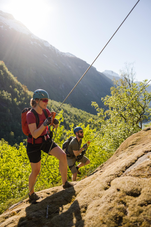 Geiranger: Rappelling tour with epic view | GetYourGuide