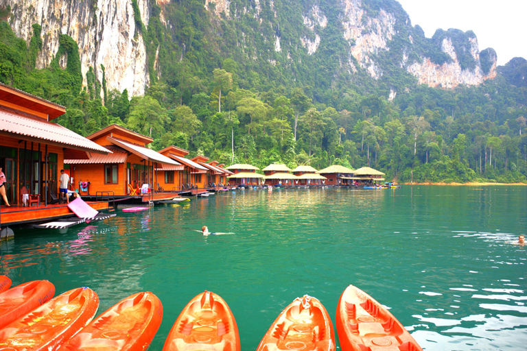 Khao Sok : lac Cheow Larn, promenade dans la jungle et exploration des grottes