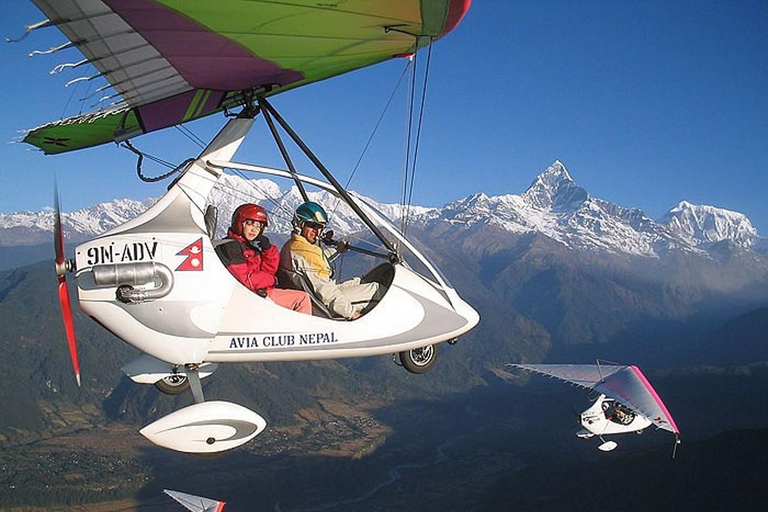 Pokhara - Upplevelse med ultralätt flygGlory. MT Fiskstjärt