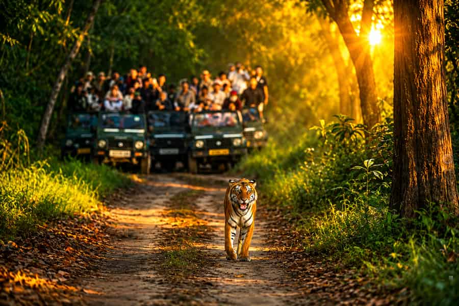 Kathmandu/Pokhara: 3-tägige private Chitwan-Dschungel-Safari-Tour. Foto: GetYourGuide Kathmandu/Pokhara: 3-tägige private Chitwan-Dschungel-Safari-Tour. Foto: GetYourGuide