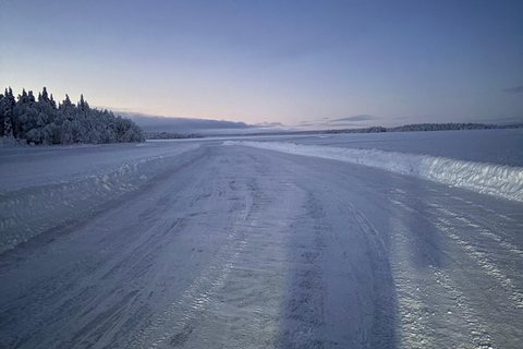 Levi: Self-Guided Lake Skating, Reindeer & Hot Drink