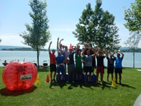 Radolfzell, bubble Soccer Loopyball en el lago - Housity