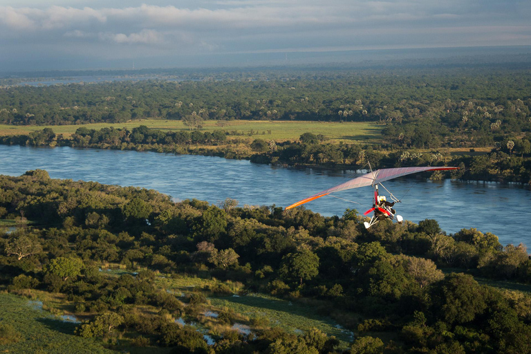 Um voo de Microlight - Sobre as cataratas de VictoriaVoo de microleve