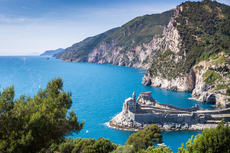 From Milan: Cinque Terre with Portovenere and Boat Cruise