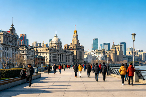 Shanghai: 4h Private City Tour, EN DE FR IT RU Local Guide Shanghai: 4h Private Tour with Italian Local Guide