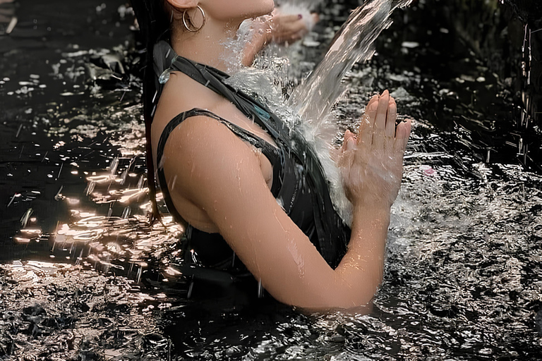 Ubud: Water Purification at Pura Mengening (All included) Group Experience with transport