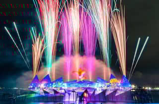 Singapur bei Nacht: Seilbahn auf Sentosa & Wings of Time Show