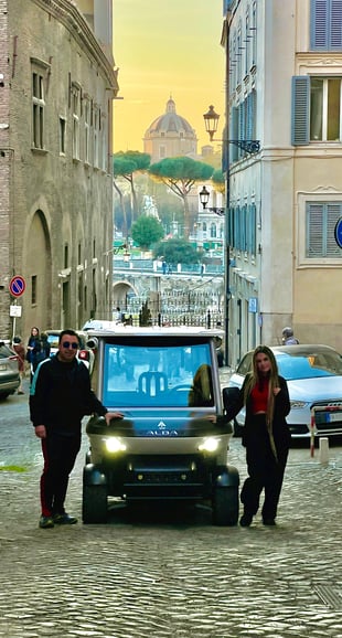 Roma: noleggio golf cart per l'intera giornata