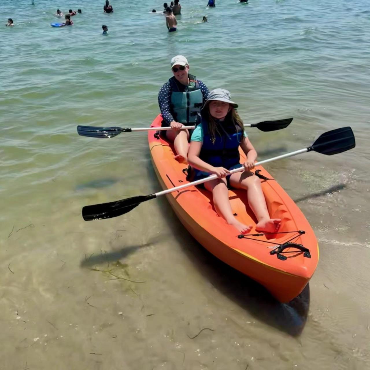 Hampton: Tandem-Kajak-Verleih am Buckroe Beach