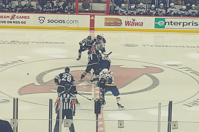 Newark: New Jersey Devils Ice Hockey Game Ticket Upper Goal