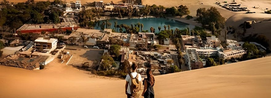 Lima : excursion d'une journée à Paracas et à l'oasis de Huacachina avec vin et dunes