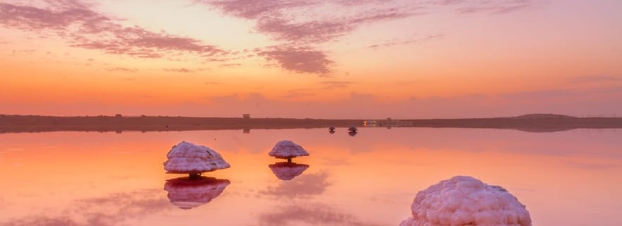 Bakou : Lac rose, canne à sucre et montagnes Beshbarmag
