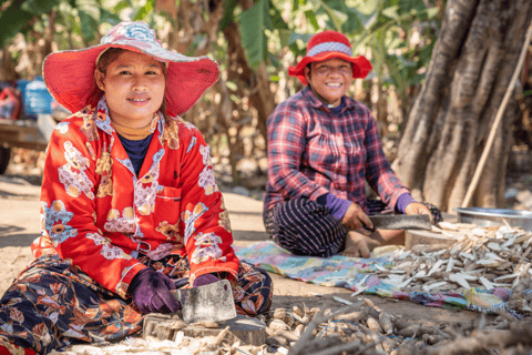 Siem Reap: Authentic Eco Village Walk and Cooking Class Tour