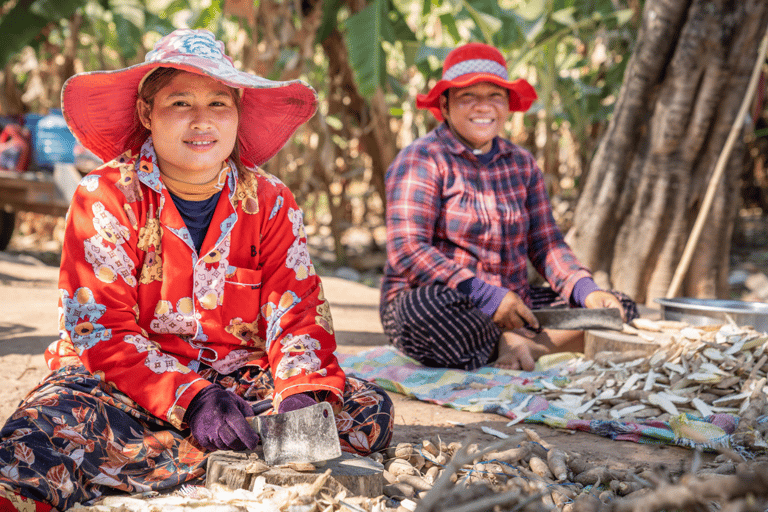 Siem Reap: Authentic Eco Village Walk and Cooking Class Tour