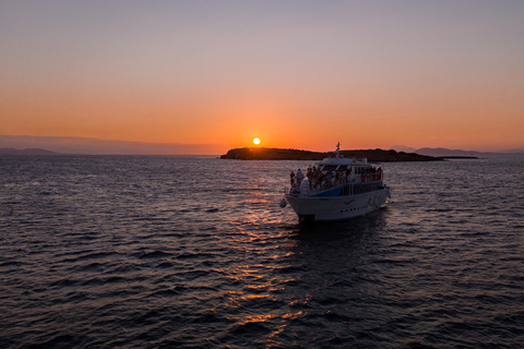 Athens: Riviera Sunset Cruise with Music & Swimming Cruise Without Pickup