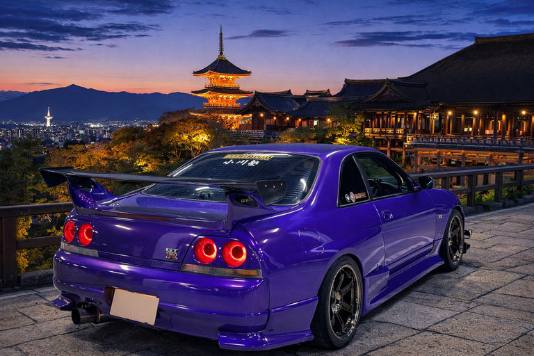 Kyoto: Private JDM Tour with GT-R ride Kyoto: Private JDM Tour with GT-R Ride