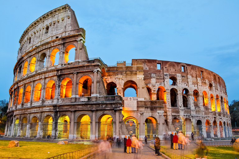 Colosseum by Evening Guided Tour with Optional Arena Access Colosseum & Arena Floor - Semi Private Tour up to 10 People