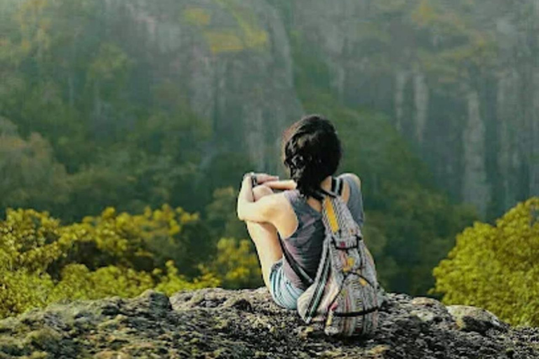 Sunrise at Nglanggeran Volcano, Jomblang Cave & Timang Tour