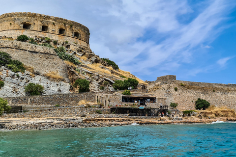 Creta: viagem de um dia para Agios Nikolaos e Ilha SpinalongaColeta em Malia, Stalida, Hersonissos ou Anissaras