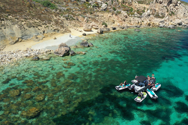 Mellieha: Tour Safari con moto d&#039;acqua di Comino e della Laguna Blu