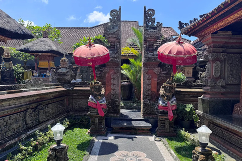 The Oldest Village Temple in Bali & Learn How to Make Canang Sukawati Temple, Tirta Empul, Rice terrace, Abian Kusma Sari