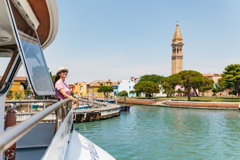 Venezia: tour in barca di Murano e Burano con visita alla fabbrica del vetro