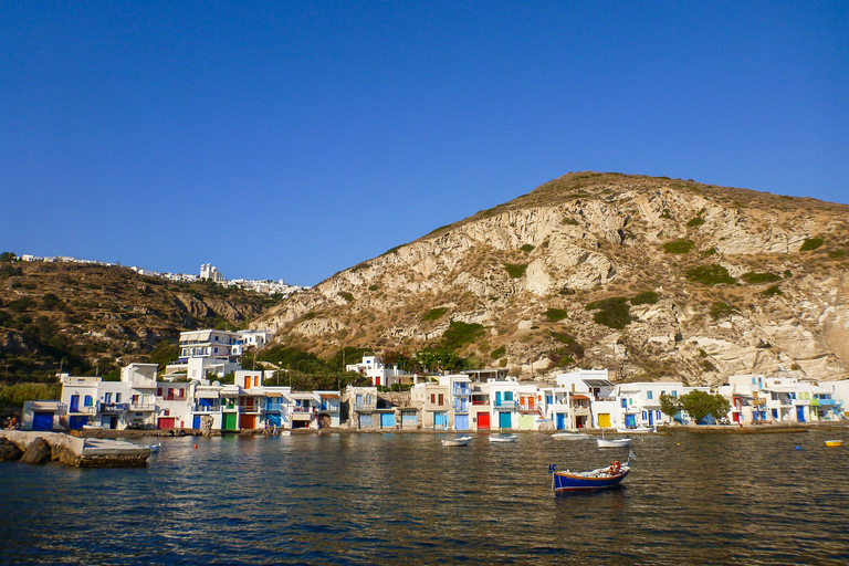 Adamas: Milos & Polyaigos Full-Day Sailboat Tour with Lunch Adamas: Milos and Polyaigos Full-Day Cruise with Lunch