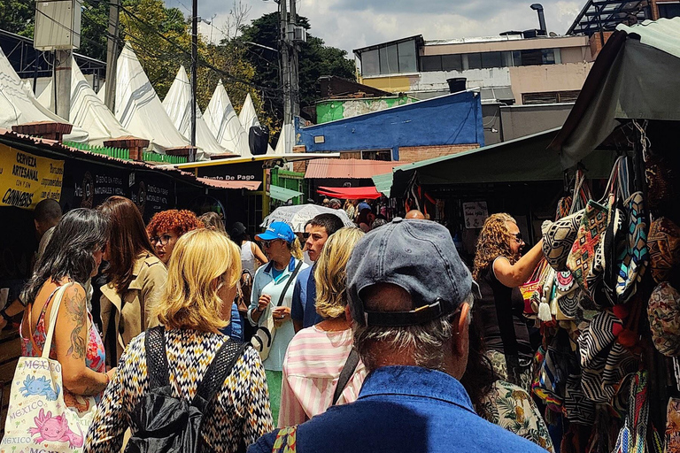 Bogotá: Usaquén Walking Tour + Sunday Arts Market Monday to Saturday – 2.5 hours