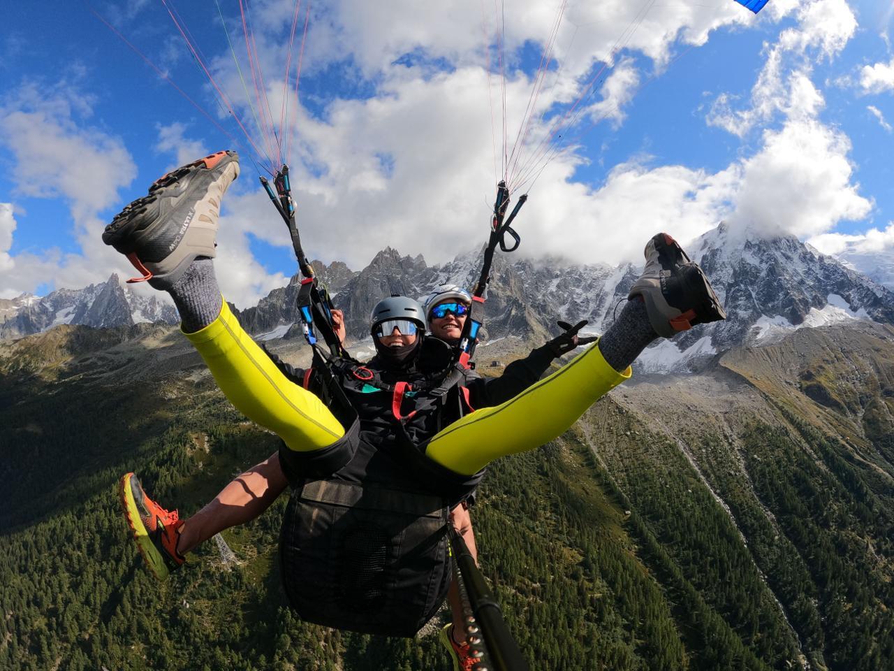 Chamonix: Tandem-Gleitschirmflug Planpraz