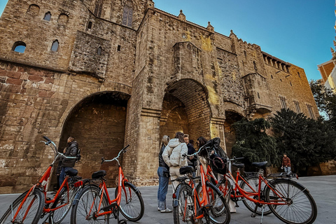 Barcelone : visite à vélo ou en vélo électrique, sites incontournables et anecdotes localesVisite privée