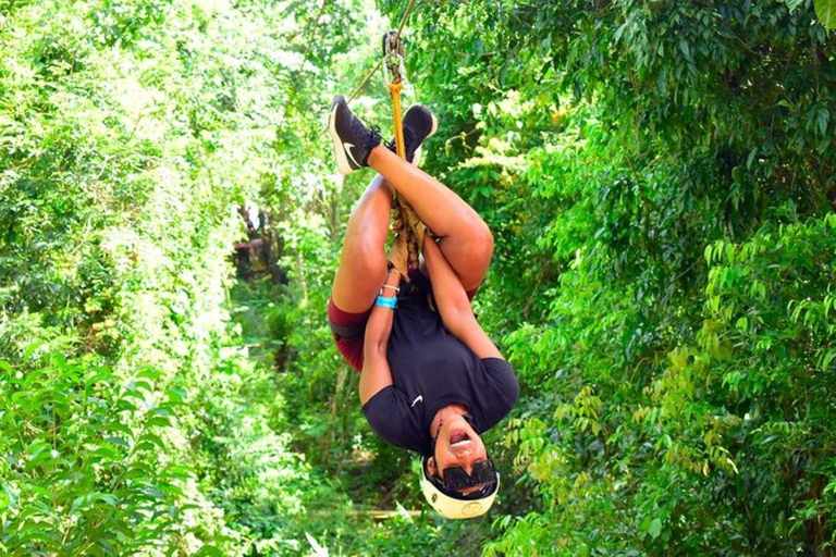 Cancun - ett äventyr ATV, zipline och Cenote-äventyrDelad ATV