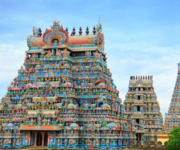 Private Day Tour to Trichy, Tanjore, Chettinad from Madurai