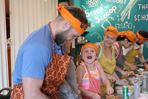 Phuket: Halbtägiger authentischer Thai-Kochkurs &amp; MarkttourMittagsunterricht (keine Markttour)