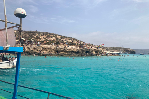 Full day private charter around Comino, Gozo & Malta