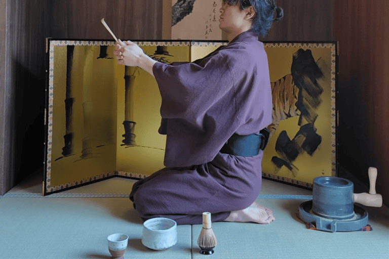 Kyoto: 100% Private Tea Ceremony, Calligraphy, and Kimono All-in-One Cultural Experiences Includes a Local Kyoto Walk