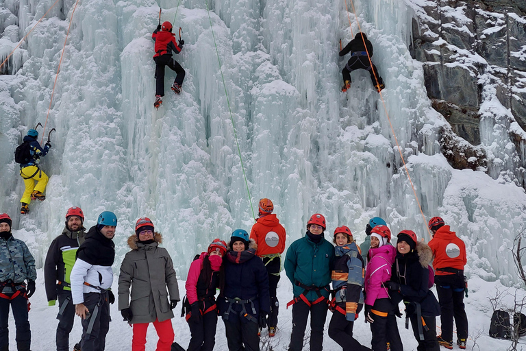 Abisko: Isklättring för alla nivåer med certifierad guide