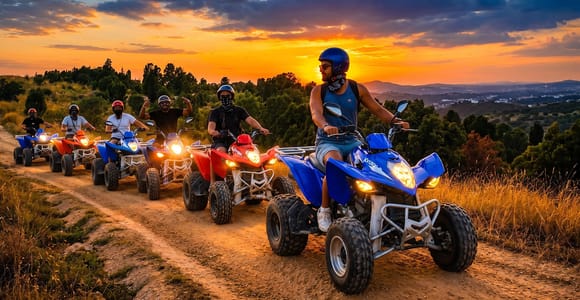 Hammamet: Sunset Quad Biking Tour – Powerful Kymco