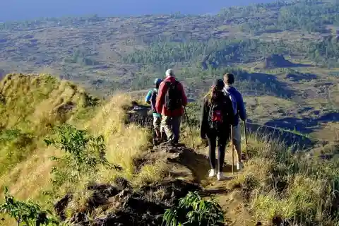 Bali: Mt Batur Sunrise Trek & Taman Sari Waterfall Adventure