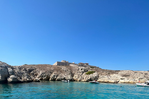 Marseille: Rent a private boat with a skipper private boat trip to calanques du frioul