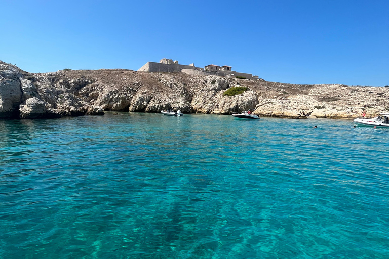 Marseille: Rent a private boat with a skipper private boat trip to calanques du frioul