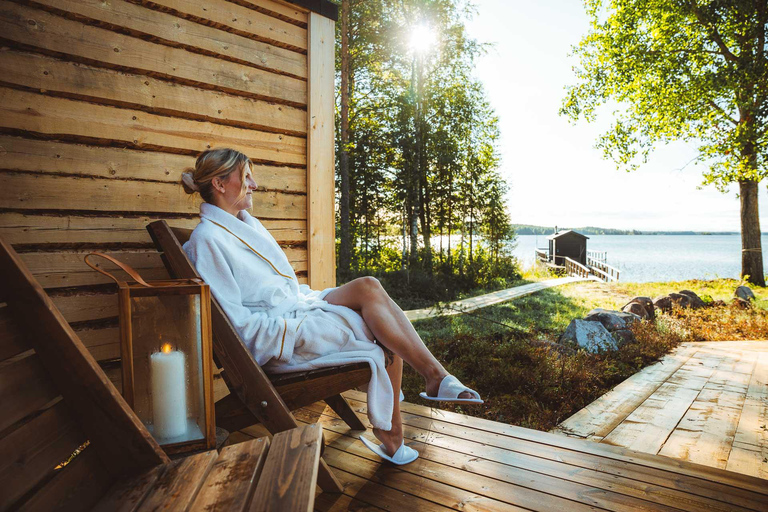 Rovaniemi: Private Wood-Heated Lakeside Sauna & Arctic Bath